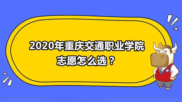 2020年重庆交通职业学院志愿怎么选？