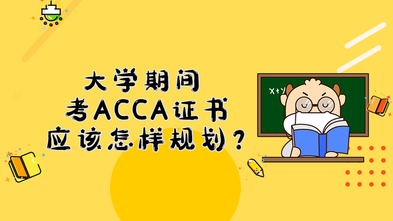大學期間考ACCA證書應該怎樣規劃？