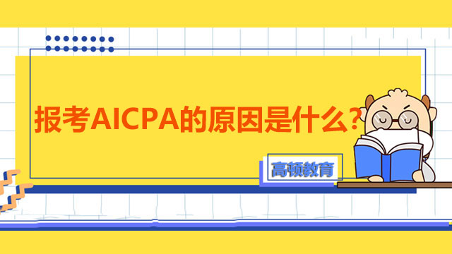 报考AICPA的原因是什么？