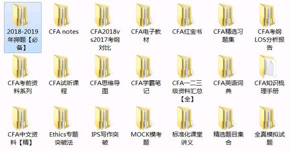 CFA網(wǎng)盤資料,電子版CFA資料