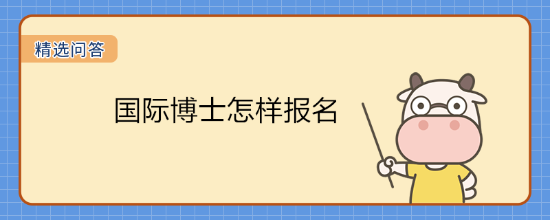 國(guó)際博士怎樣報(bào)名