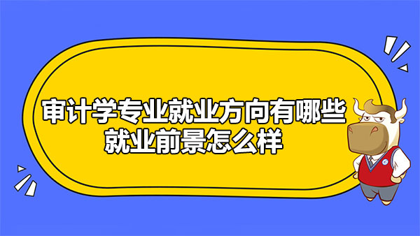 审计学专业就业方向有哪些？就业前景怎么样？