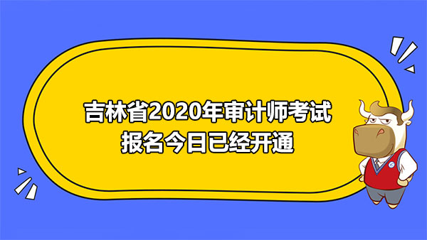 吉林省審計師報名時間