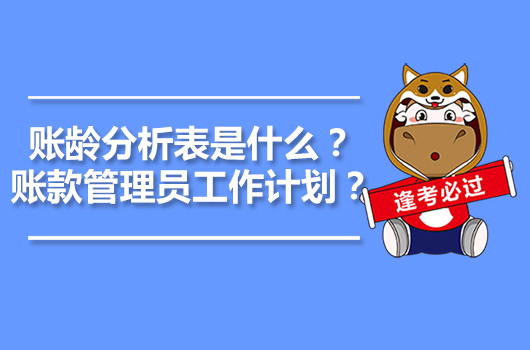 账龄分析表是什么？账款管理员工作计划？