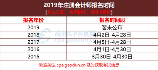 2019南京注冊(cè)會(huì)計(jì)師報(bào)名入口及報(bào)名時(shí)間