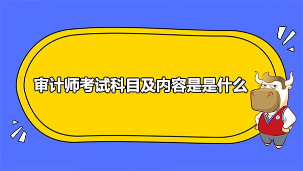 審計師考試科目及內(nèi)容是是什么？