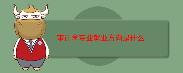 审计学专业就业方向是什么