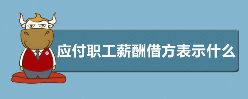 應付職工薪酬借方表示什么