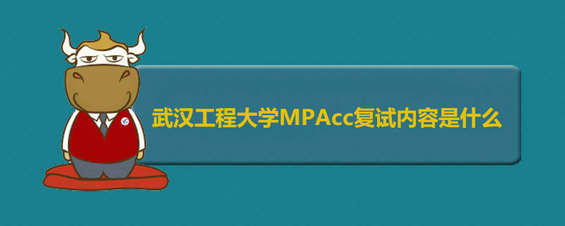 武漢工程大學(xué)MPAcc復(fù)試內(nèi)容是什么