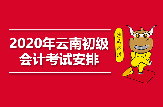 2020年云南初级会计职称考试安排通知