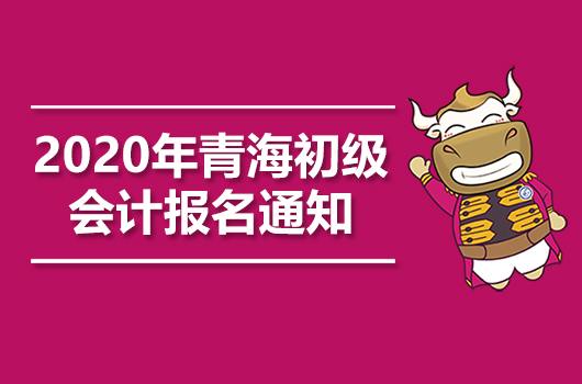 2020年青海初級(jí)會(huì)計(jì)職稱考試報(bào)名事宜通知