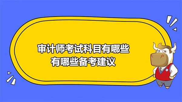 審計師考試科目有哪些？有哪些備考建議？