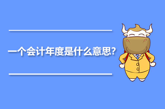 一个会计年度是什么意思？