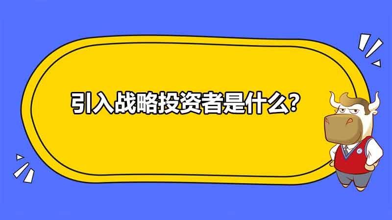 引入战略投资者是什么？