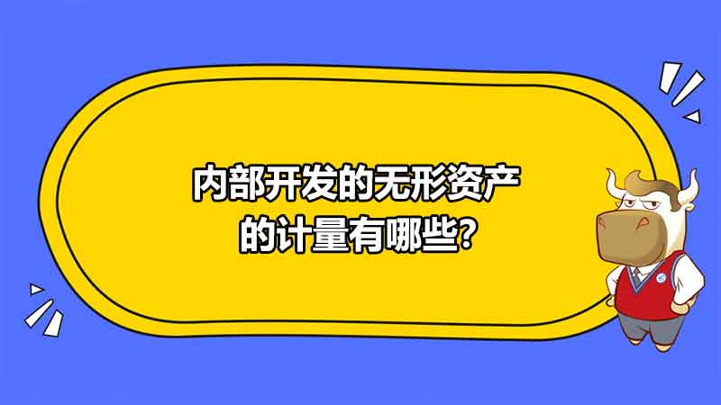 内部开发的无形资产的计量有哪些？