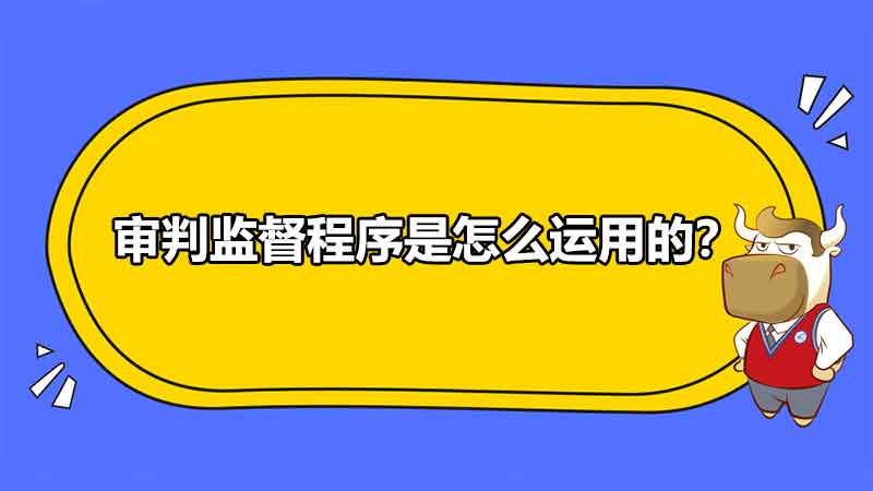 審判監(jiān)督程序是怎么運用的？