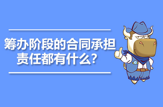 筹办阶段的合同承担责任都有什么？