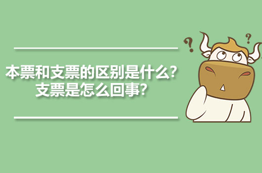 本票和支票的區(qū)別是什么？支票是怎么回事？