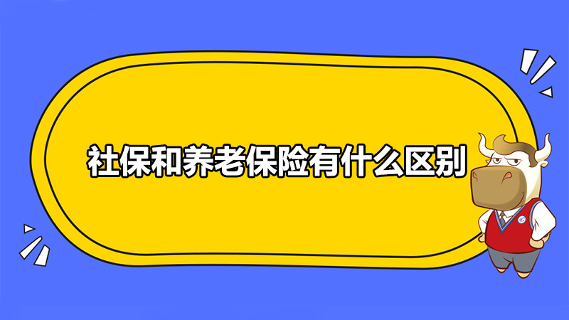 社保和養(yǎng)老保險有什么區(qū)別