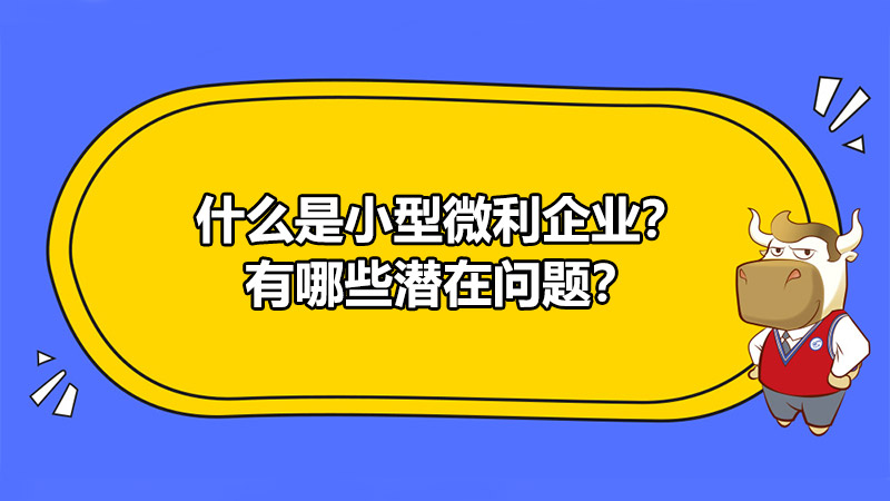 什么是小型微利企业？有哪些潜在问题？