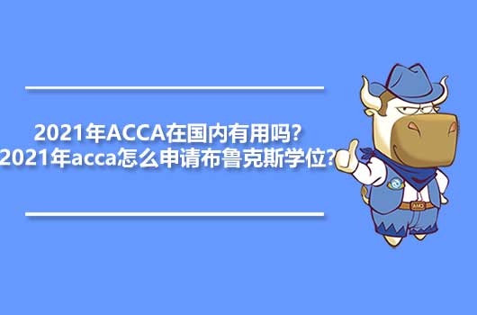 2021年ACCA在國內(nèi)有用嗎？2021年acca怎么申請布魯克斯學(xué)位？