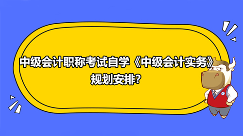 2021年中級(jí)會(huì)計(jì)職稱(chēng)自學(xué)《中級(jí)會(huì)計(jì)實(shí)務(wù)》規(guī)劃安排表