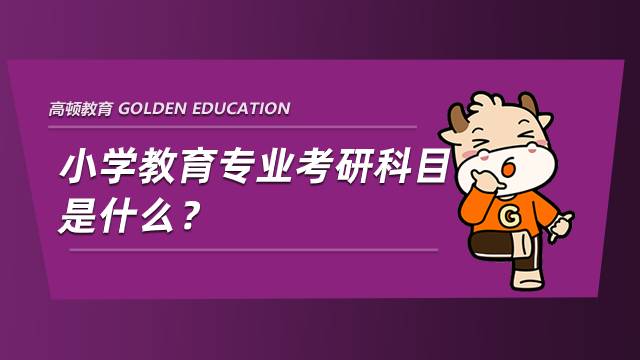 小學教育專業考研科目是什么？可以考哪些學校？