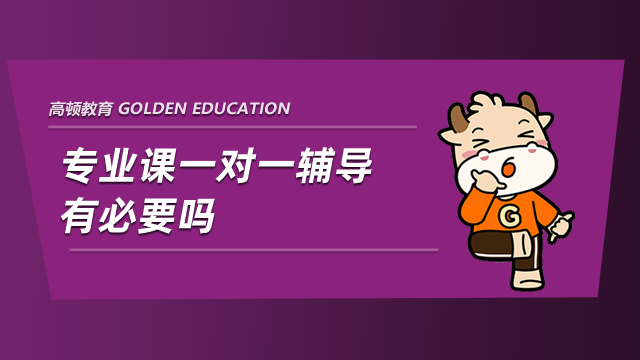 專業(yè)課一對(duì)一輔導(dǎo)有必要嗎？專業(yè)老師闡述