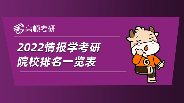 2022情報(bào)學(xué)考研院校排名一覽表！