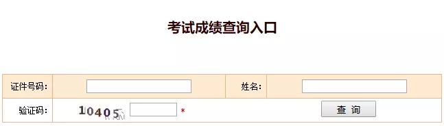 初级经济师成绩查询