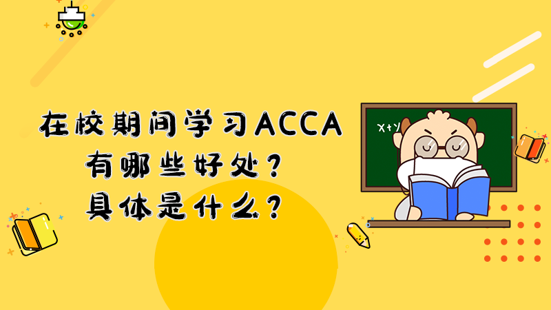在校期间学习ACCA有哪些好处？具体是什么？