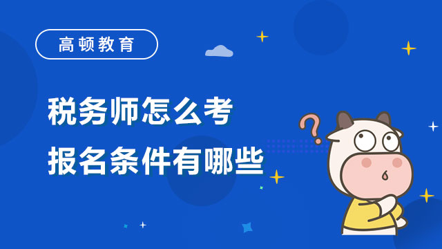 税务师怎么考报名条件