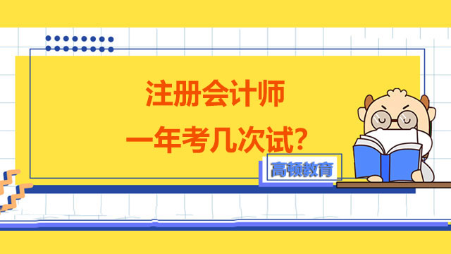 注册会计师一年考几次试,注册会计师考试