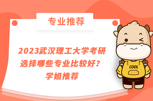 2023武漢理工大學(xué)考研選擇哪些專業(yè)比較好？學(xué)姐推薦