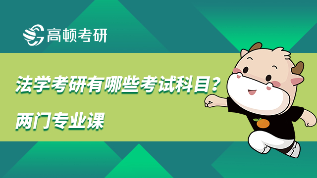 法學考研有哪些考試科目？兩門專業(yè)課