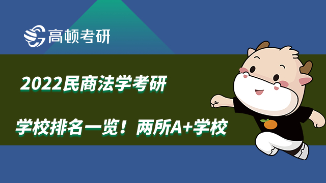 2022民商法学考研学校排名一览！两所A+学校