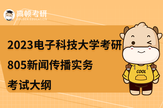 2023電子科技大學(xué)考研805新聞傳播實(shí)務(wù)考試大綱