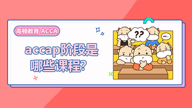 accaP階段是哪些課程？選修哪兩門好？