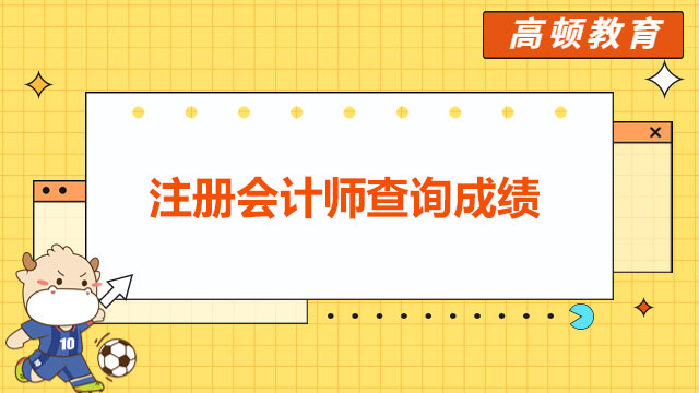 注冊會計(jì)師查詢成績