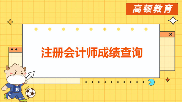 注册会计师成绩查询