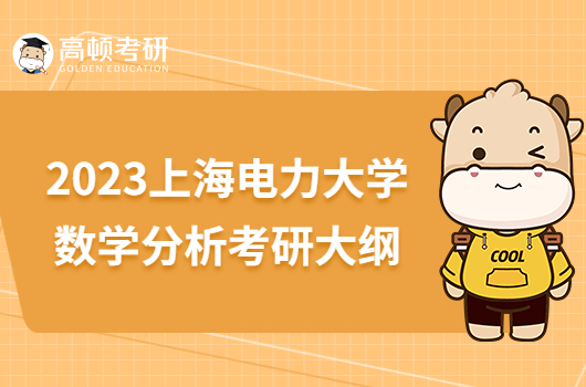 2023上海电力大学601数学分析考研大纲