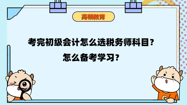 稅務(wù)師科目選擇