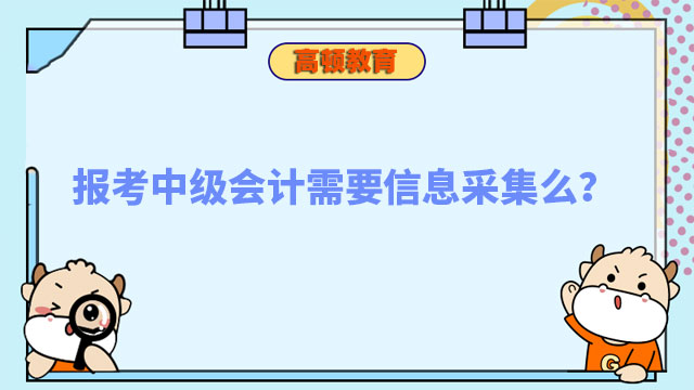 報(bào)考中級(jí)會(huì)計(jì)需要信息采集么?