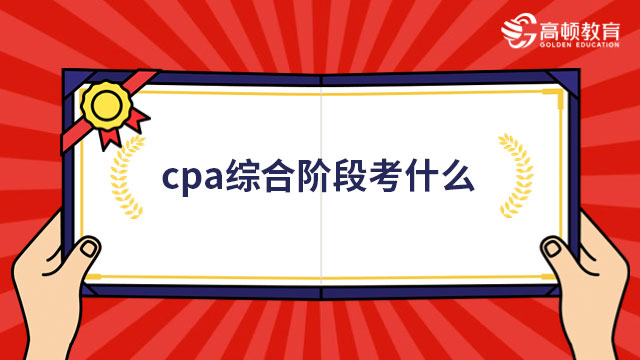 cpa综合阶段考什么