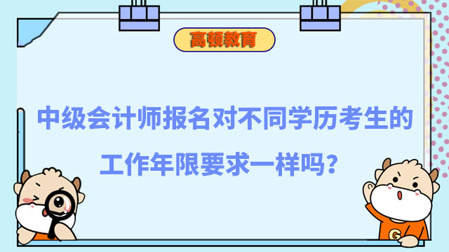 中级会计师报名