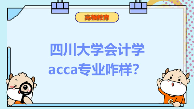 四川大學會計學acca專業(yè)咋樣？