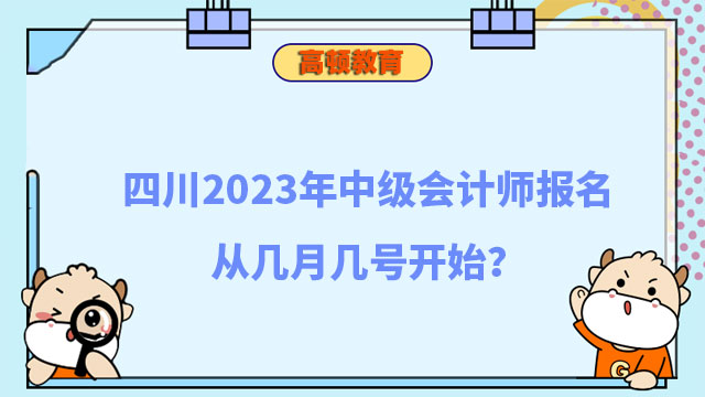 中级会计师报名