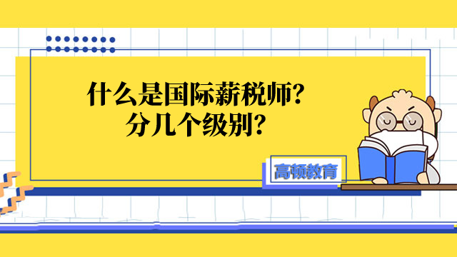 什么是国际薪税师？分几个级别？一文秒懂！