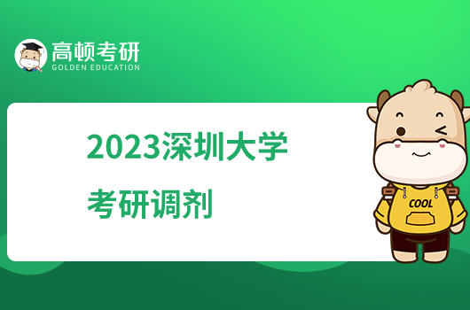 2023深圳大学考研调剂