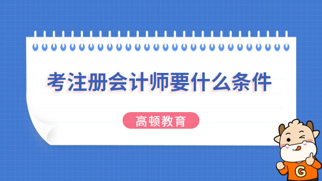 報(bào)考注冊(cè)會(huì)計(jì)師的資格是什么